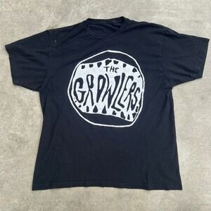 2000s The Growlers Vingtage Band T-Shirt Black Graphic Logo Surf Rock Mens XL